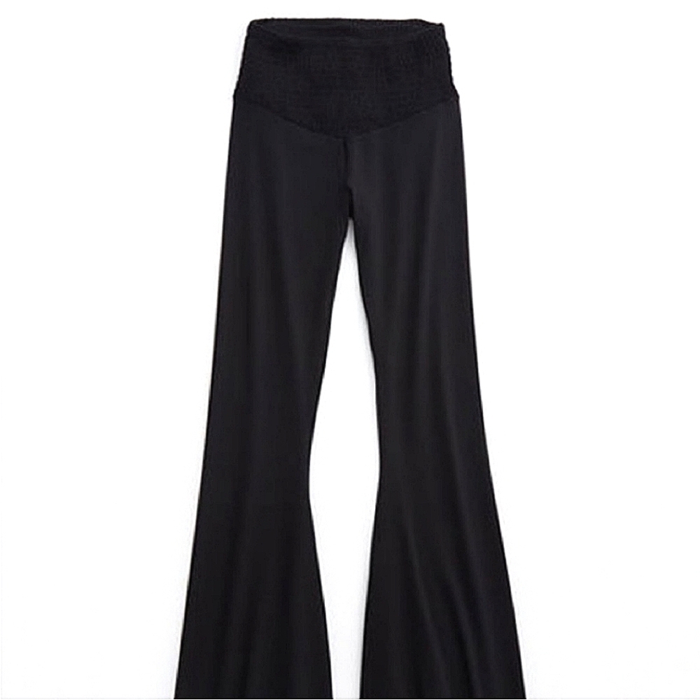 NWT! Aerie, Offline Real Me Super Flare, Scrunch Waist, Black, Size XS, MSRP $70